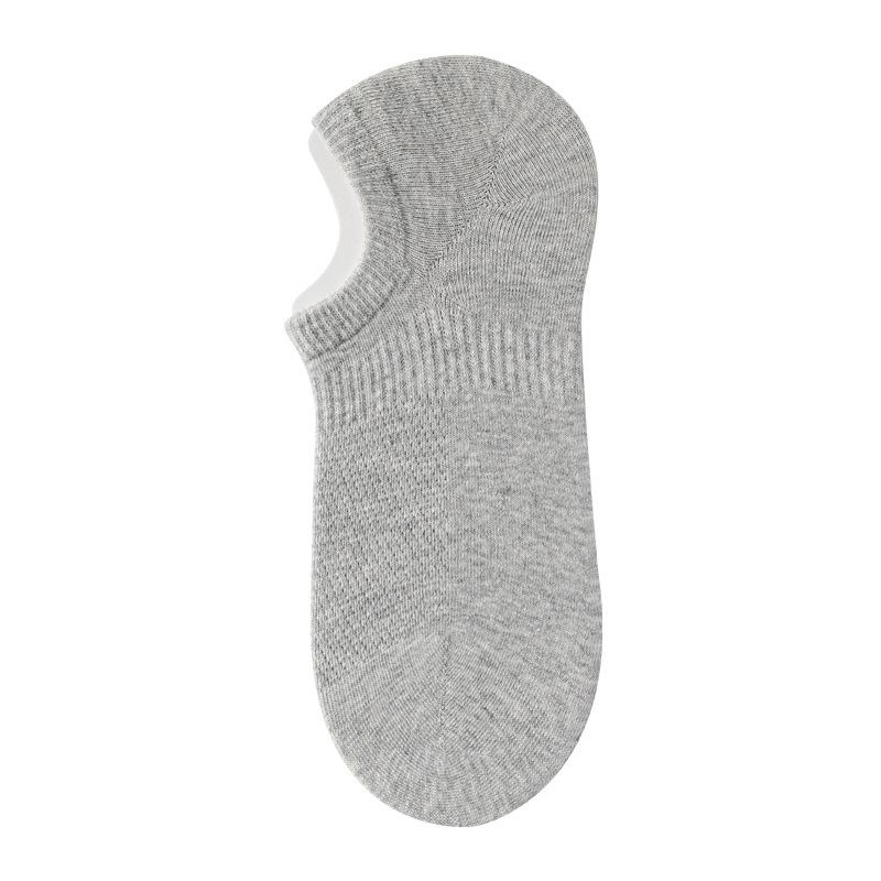 Men's Summer Cotton Mesh Invisible Do Not Fall Off with Shallow Mouth Socks