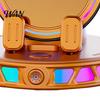 Car Phone Holder with Light Wireless Charging Mount RGB Ambient 15W Fast Stand Magnetic Charger Vacuum Suction Cellphone Accessories