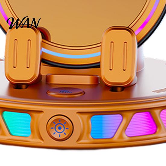 Car Phone Holder with Light Wireless Charging Mount RGB Ambient 15W Fast Stand Magnetic Charger Vacuum Suction Cellphone Accessories