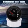 Waterproof IP67 52mm Fuel Level Gauge+Oil Level Sensor 200mm 0-190OHM Red LED Oil Tank Meter with Alarm Car RV Camper 12V24V