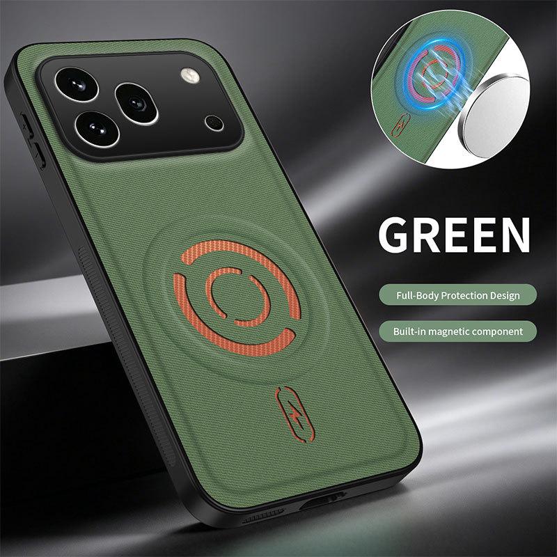 Honor 600Pro International Gewebte Textur Magnetischer Ring Anti-Drop Linsenhülle