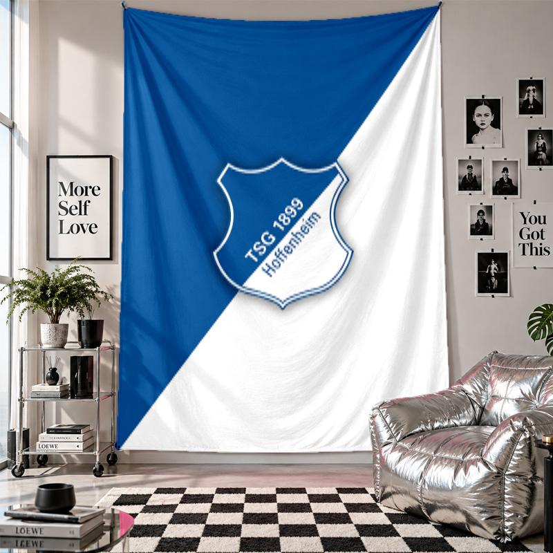 TSG Hoffenheim FC Wall Tapestry Home Decor Wall Hanging Cloth for Bedroom Living Room Background