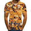 Funny Bee Series Print T Shirts Men's Women Casual O-Neck Short Sleeve T-shirt Oversized Streetwear Tees Tops Kids Clothing