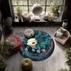 Salamander,Round Area Rug,Carpet Rug for Living Room Bedroom Sofa Playroom Decor,Non-slip Floor Mat