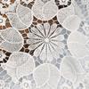 Oval White Lace Table Decoration Crochet Tablecloth Coaster Placemat Pad Doily Tablewear Home Decoration