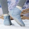 Women's Plush Snow Boots Men's High-top Cotton Shoes Warm Short Boots Non-slip Winter Hiking Shoes