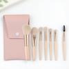 8Pcs Mini Portable Soft Makeup Brushes Set Foundation Eyeshadow Blush Eyelash Lip Concealer Beauty Tools for Travel