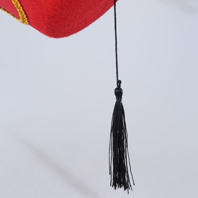 Chapeau Fez Fantaisie Chapeau Turc Accèssoire de Costume Accrocheur sur le Thème Marocain
