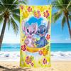 1Pc Lilo Stitch Adventure Beach Towel, Quick Dry, Multi-Use for Beach Pool Gym Yoga Home Travel, Christmas, Halloween, Xmas Gift M928621