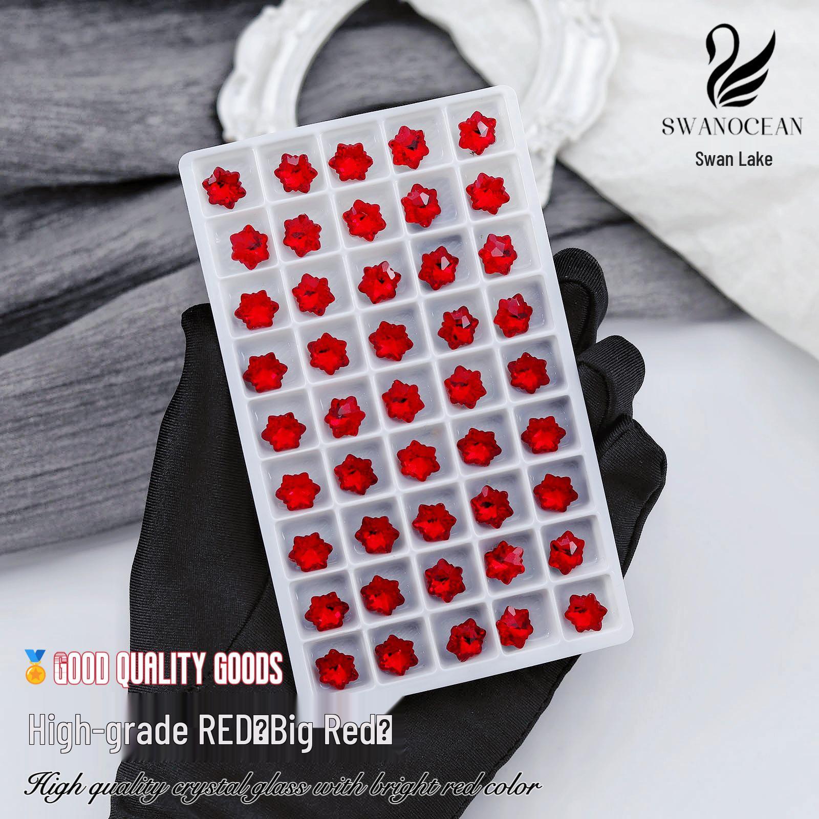 

Премиум K9 Ярко-красный Неправильный Сверло для ногтей с Острым Дном