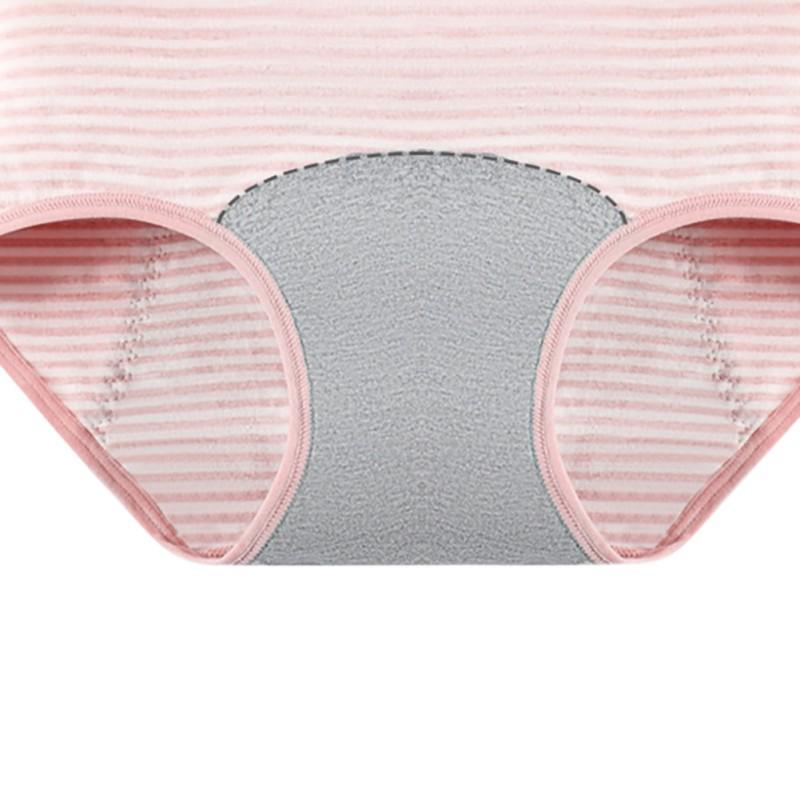 Teenage Girls Menstrual Briefs 3pcs High Waisted Leak Proof Underwear Panties