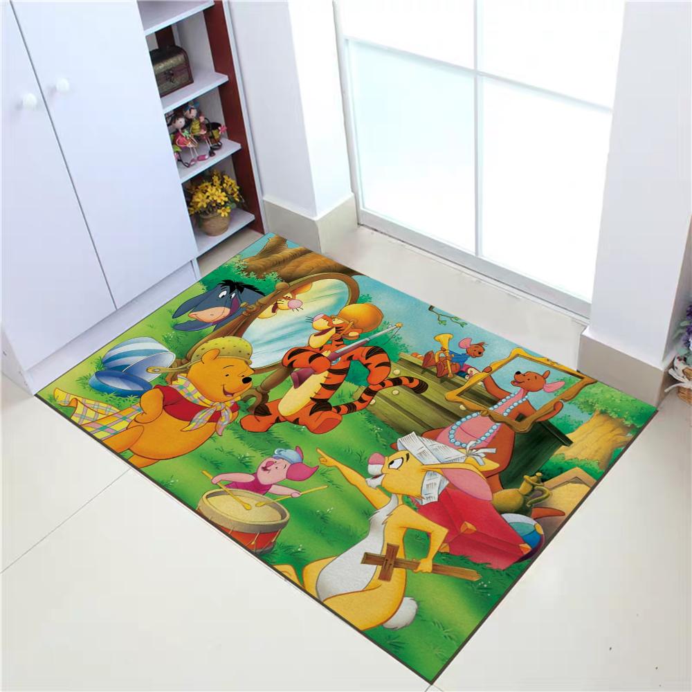 

Winnie the Pooh Jump Jump Tigger Funny Entrance Door Mats Rugs Living Room Floor Carpets Bath Mat Hallway Carpet Home Lounge Rug 40x60cm