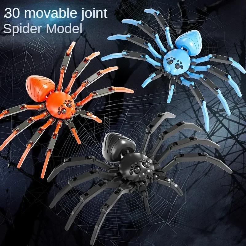 Multi-jointed Movable Robot 3d Printed Spider Toys With Suction Cup Gift Christmas Decompression Implement