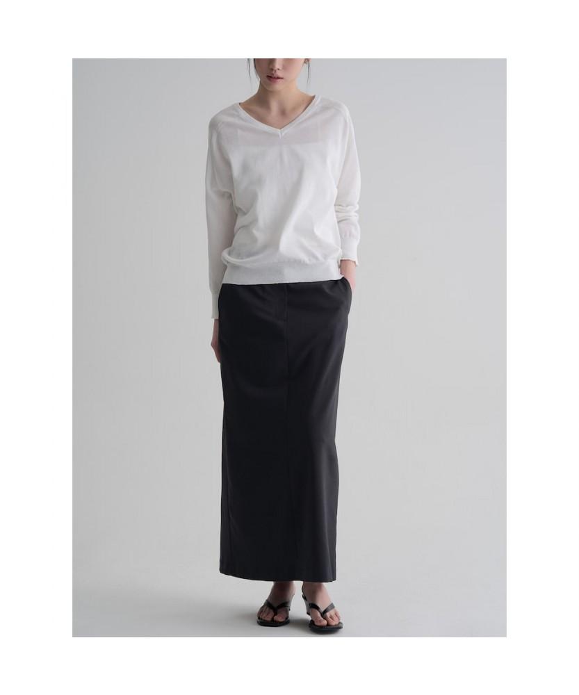 8seconds Linen Blended V-Neck Pullover Ivory