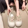 Comfortable and Elegant Canvas Shoes for Women Spring Autumn Designer Luxury Offer Walking Daily Routine Woman Footwear On Sale