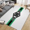 Borussia Mönchengladbach Flannel Pattern Square Carpet,Area Rug,Carpet Rug for Living Room Bedroom Sofa Playroom Decor,Non-slip Floor Mat