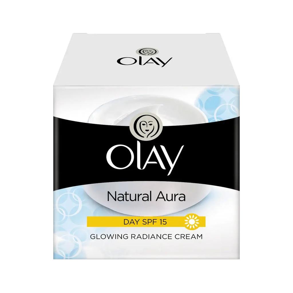 Olay Natural Aura 7 In One Glowing Radiance Cream Spf 15, 50g