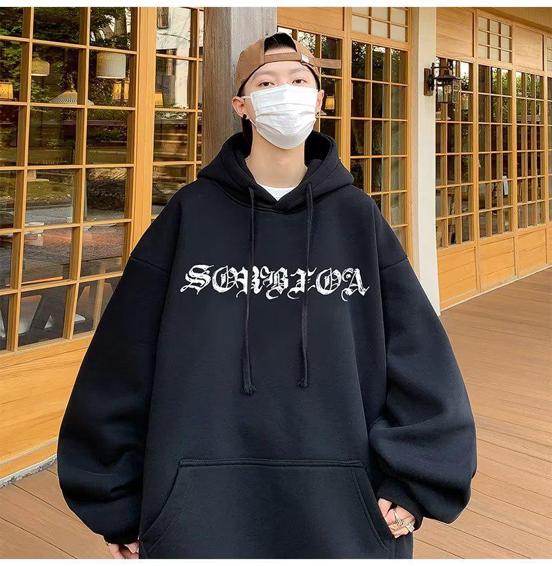 2024 Men's Heavyweight Hooded Sweatshirt - High Quality Loose Fit, Plus Size, Autumn/Winter Collection