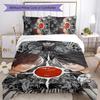 Death Note 3pcs Bedding Set Duvet Cover Closure Includes 1 Duvet Cover & 2 Pillowcases for All Seasons Bedroom Home Dorm Decor