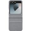Case - Kindsuit - Galaxy Z Flip 6 - Genuine Leather - Grey - Flexible