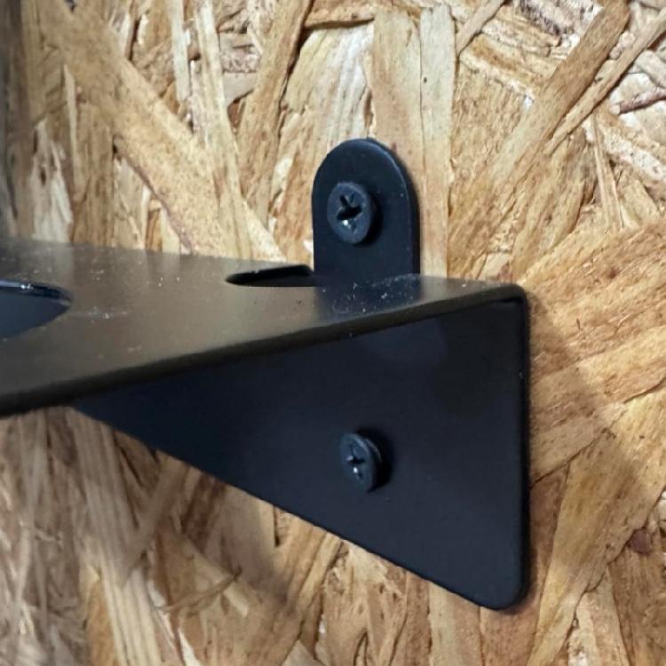 Multi Purpose Automotive Funnel Wall Bracket Rack Support Double Hole Sizes 1.7in-2.9in Leakproof Design For Workshop Us