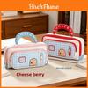 Color Blocks House Pen Case With Large Capacity For Office And School Use