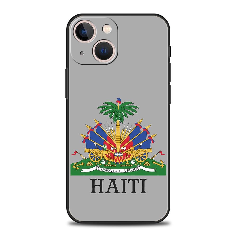 shipping Haiti Flag Phone Case For iPhone 17 16E 15 16 14 13 12 11 Pro Max 7 8 Plus Soft TPU Back Cover