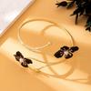 Buntes offenes Armreif Drip Oil Armband Mode Blumenarmband Handschmuck