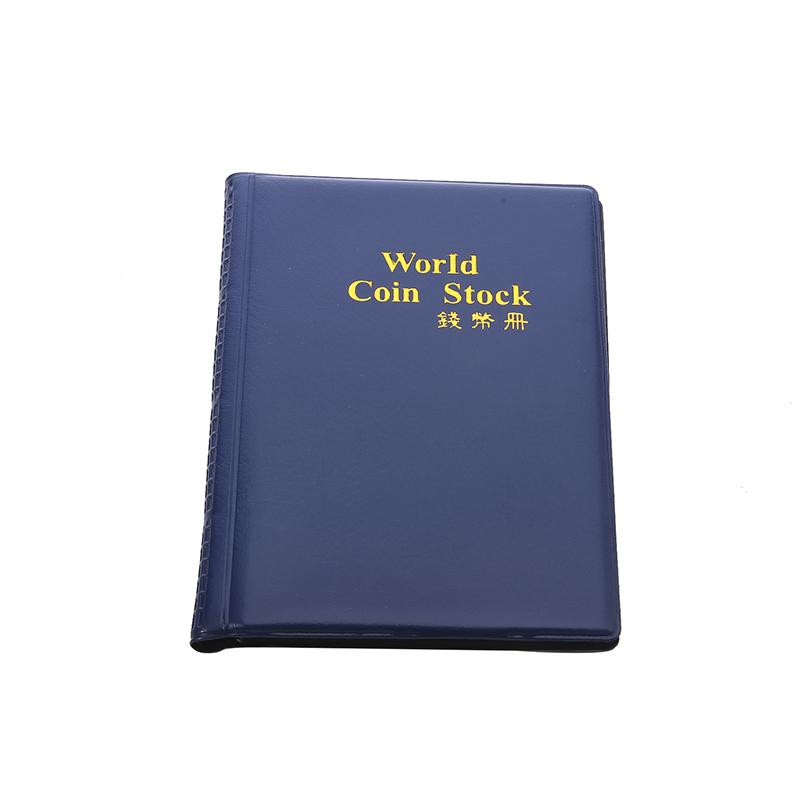 120 Coins Holders 4 Colors Collecting Collection Storage Money Penny Album Book Pockets
