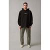Fear of God Essentials Relaxed Hoodie With Velvet Flock Logo SS22 Men Tops Iron-Black FOG-SS22-148