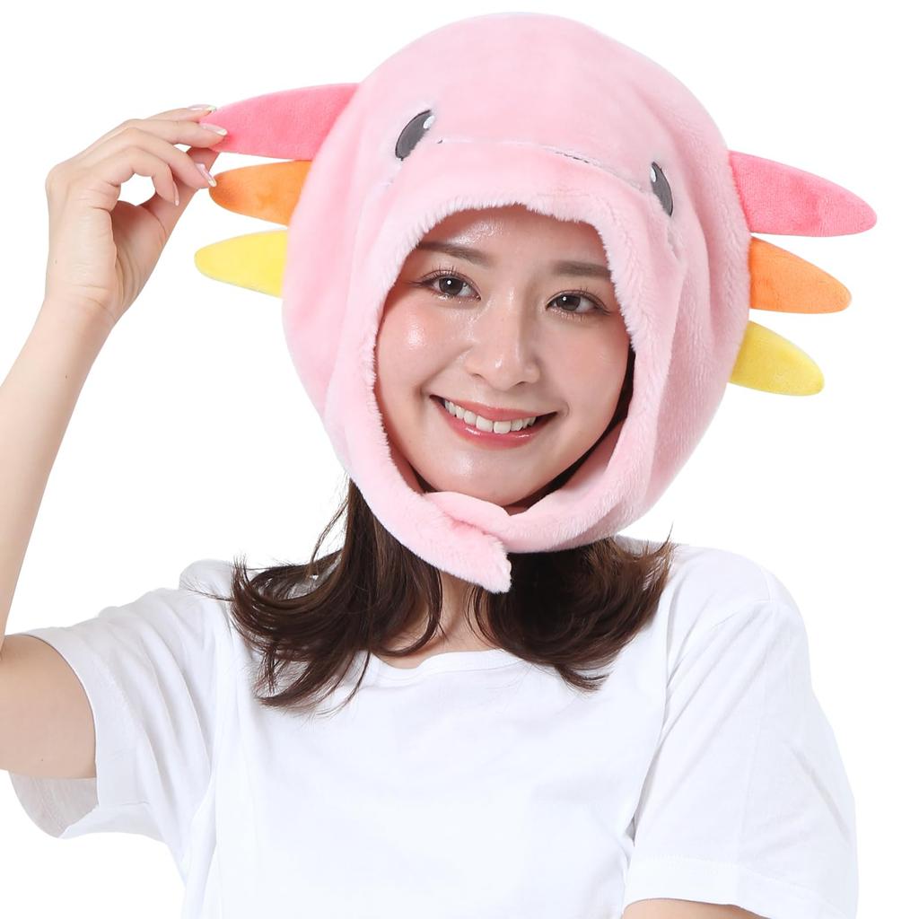 [SAZAC] Kigurumi Cap Hat Animal Axolotl Upa