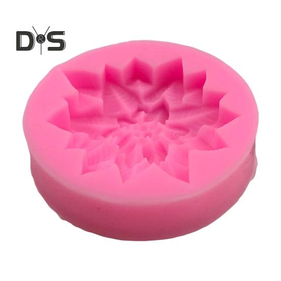 

Экологичная силиконовая форма с антипригарным покрытием, отличная рождественская форма для торта в виде листьев падуба розовый