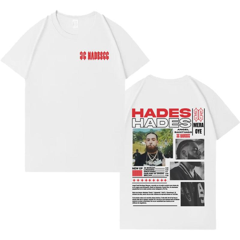 Rapper Hades 66 Make Money Not Friends 2025 Gothic Short Sleeve Tee Shrit Cotton Mens Tees High Quality Crewneck Tops Teenagers
