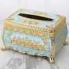 Napkin Extraction Paper Box European Style Plastic Kitchen Napkin Dispenser Storage Box Organizer Desktop Home Decorative