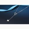 Fashionable and Elegant Geometric Triangle Sweater Chain Women Long Necklace Ladies Hundred with Necklace Jewelry Necklace