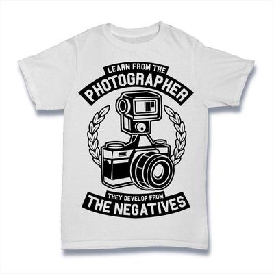 Photographer T-Shirt. 100% Cotton Premium Tee NEW