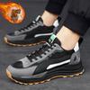 Men's shoes spring and autumn new cotton shoes fashionable velvet versatile leather casual sports shoes