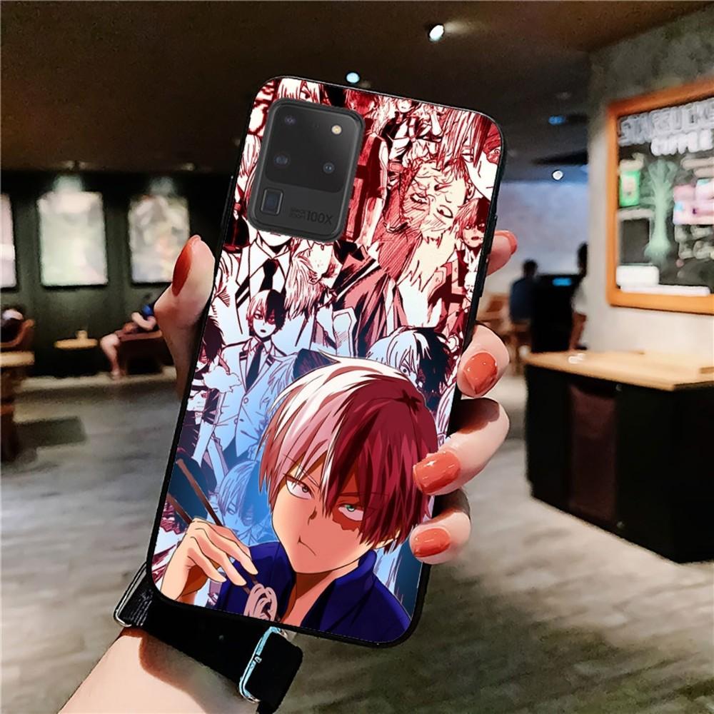 My Hero Academia Shoto Todoroki Handyhülle Für Samsung S 9 10 20 21 22 23 30 23 24 plus lite Ultra FE S10lite Fundas
