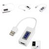 Tester Voltmetro USB Tipo Puntatore Colore Bianco Ingresso 1V Uscita 14.4V 0.3V