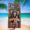 Toalla de Baño Anime Baloncesto Kuroko Microfibra Suave Absorbente de Agua Transpirable Para Niña Niños Decorativa Dibujos Animados Toalla de Playa
