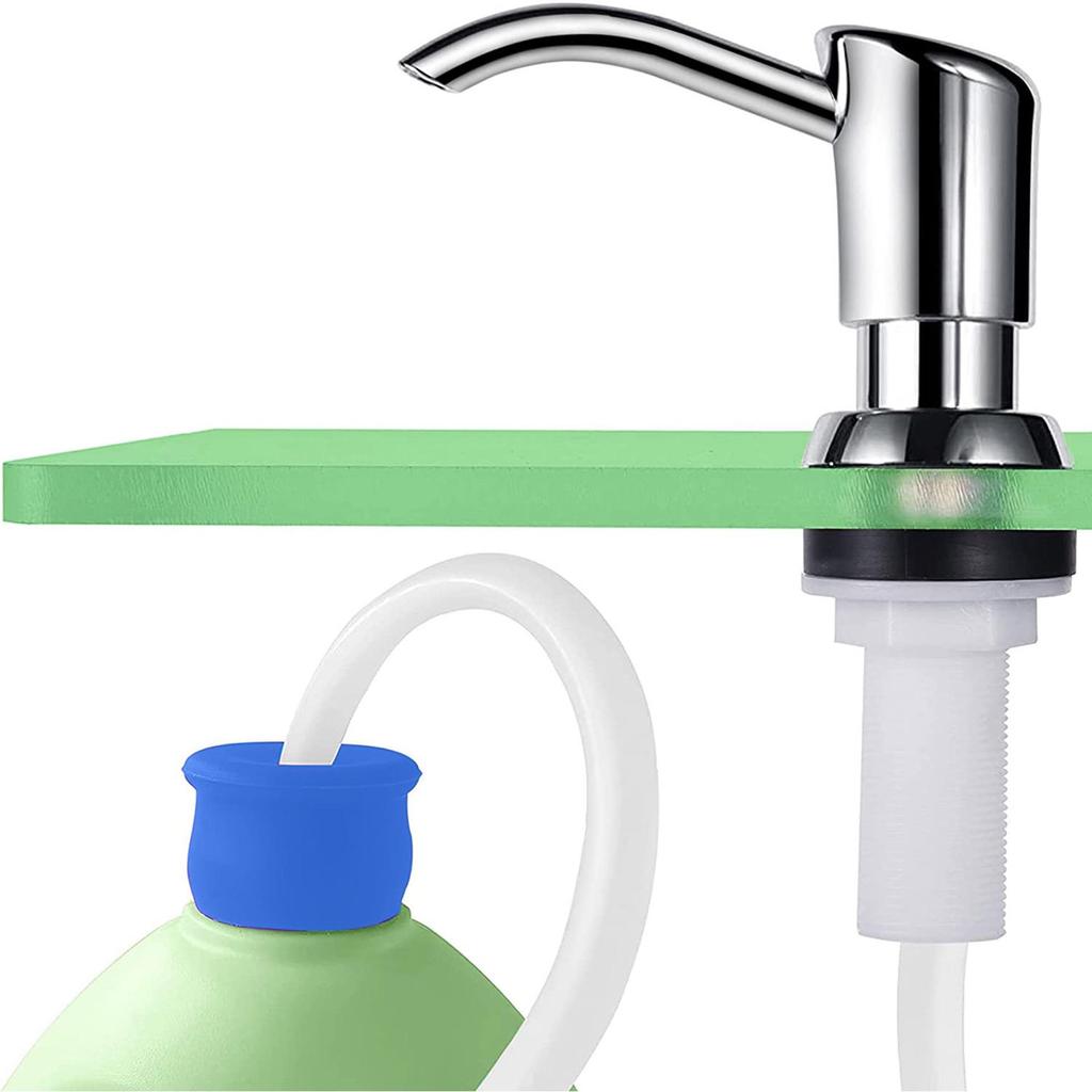 American-Style Sink Soap Dispenser with 1.2m Silicone Hose