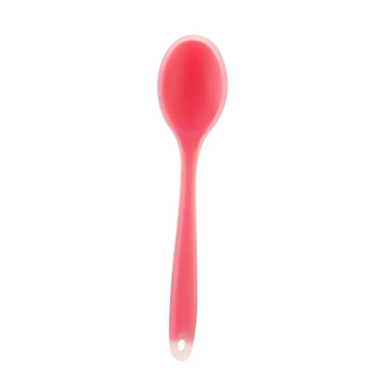 Heat Resistant, Easy To Clean, Non-stick, High Temperature Rice Spoons, Tableware Utensil, Kitchen Tool, Silicone Spoon
