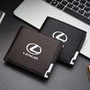 Car Men's Leather Wallet Motor Vehicles Card Ticket Storage Bag For CT200h ES250 ES300h NX300h RX350 IS250 IS200 GS300