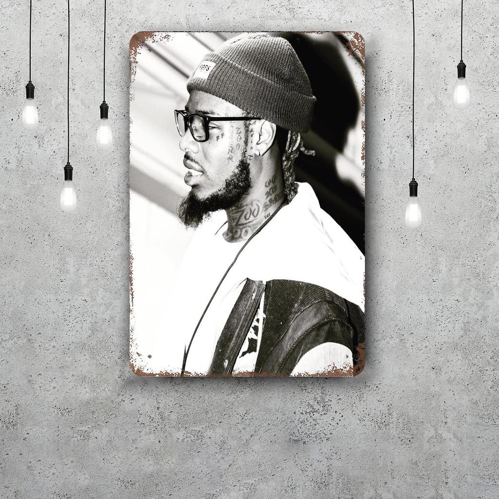 Fetty Wap Vintage Tin Sign Home Decor Wall Decor Art Wall Mural Room Decoration Decor Retro Metal Sign Plate Bar Posters