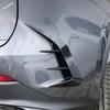 LAPETUS Rear Bumper Air Vent Outlet Cover Trim for Lexus NX 260 350h 2022-2025 ABS Carbon Fiber Look 2 Pcs/Set