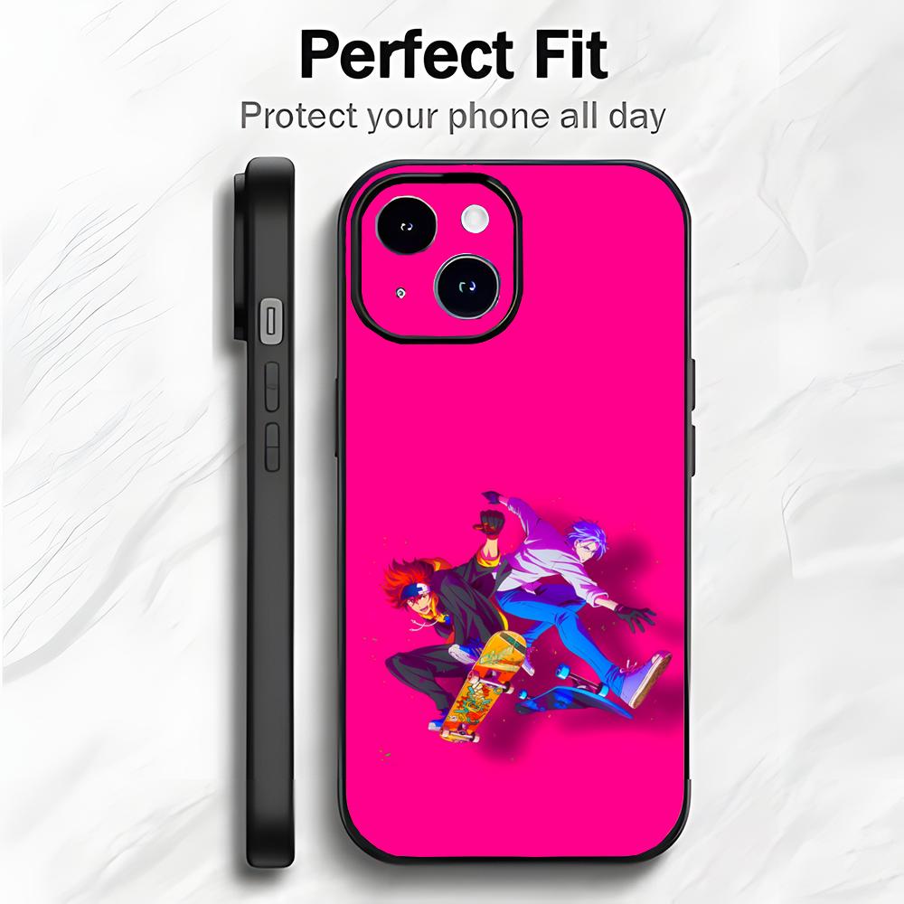 Cool Japanese Anime S-SK8 the Infinity Phone Case Phone Case Soft Packaging Lightweight For iPhone17 16 15 14 13ProMax