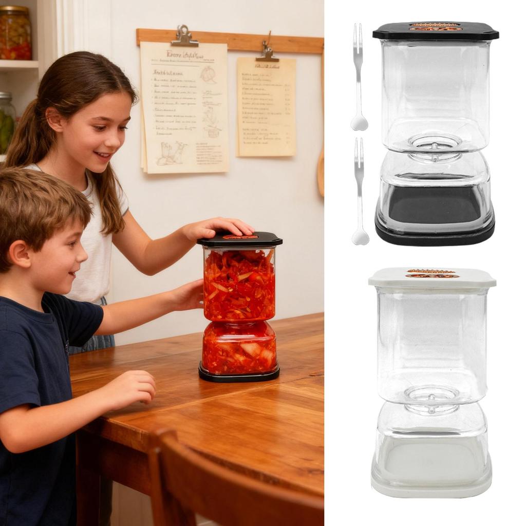 Storage Containers For Food Leakproof Food Storage Airtight Pickle Jar For Grounds Cereal Sugar Tea Dried Goods Nuts Flour