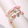 3 Pcs Bohemian Starfish Shell Anklets Set For Women Turtle Conch Rice Beads Foot Chain Bracelet On The Leg Barefoot Jewelry
