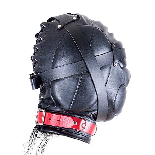BDSM Fetisch Vollkopffessel Maskierte Sklavin Bondage Fessel SM Fetisch Cosplay Bondage Einstellbar