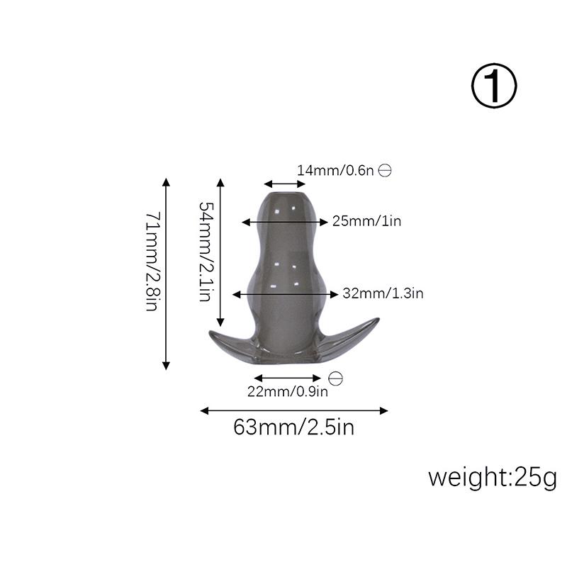 5 Größen Hohl Anal Plug Dilatator Weiches Spekulum Prostata Massagegerät Butt Plug Set Intimes Einlauf Sexspielzeug Frauen Männer Intimartikel